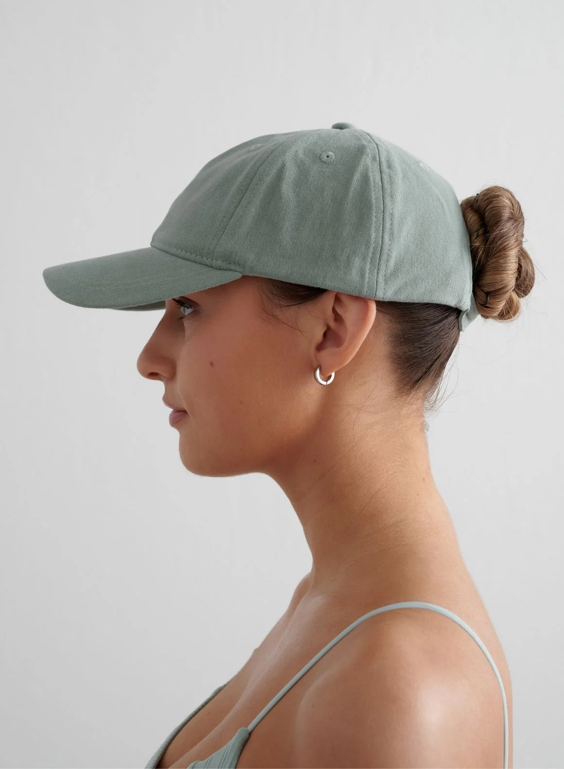 Aqua Small Logo Cap - Image 3