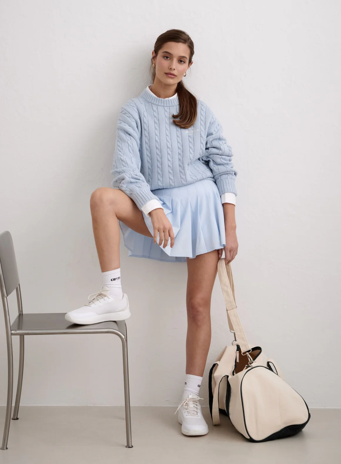 Aura Club Cable Knit Sweater - Image 2