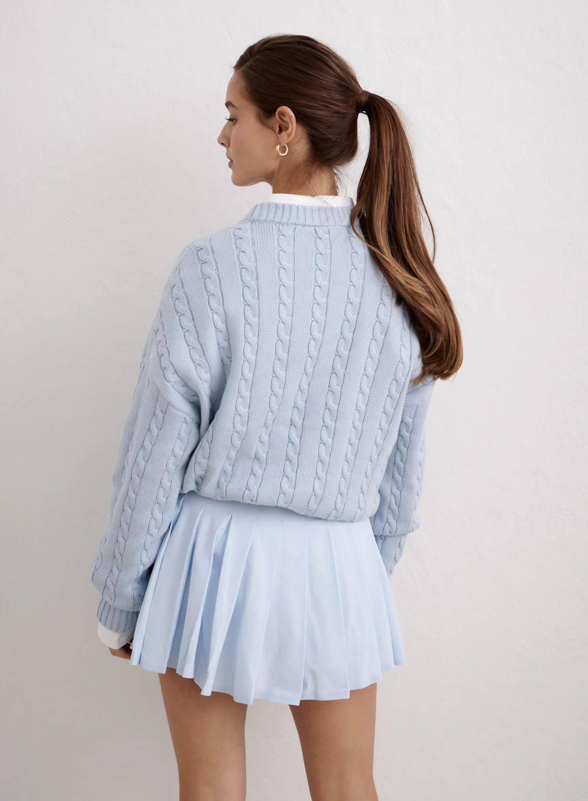 Aura Club Cable Knit Sweater - Image 4