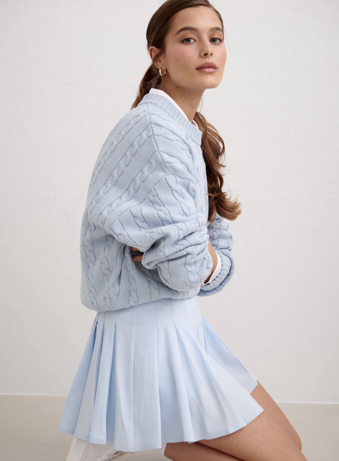 Aura Club Cable Knit Sweater - Image 5