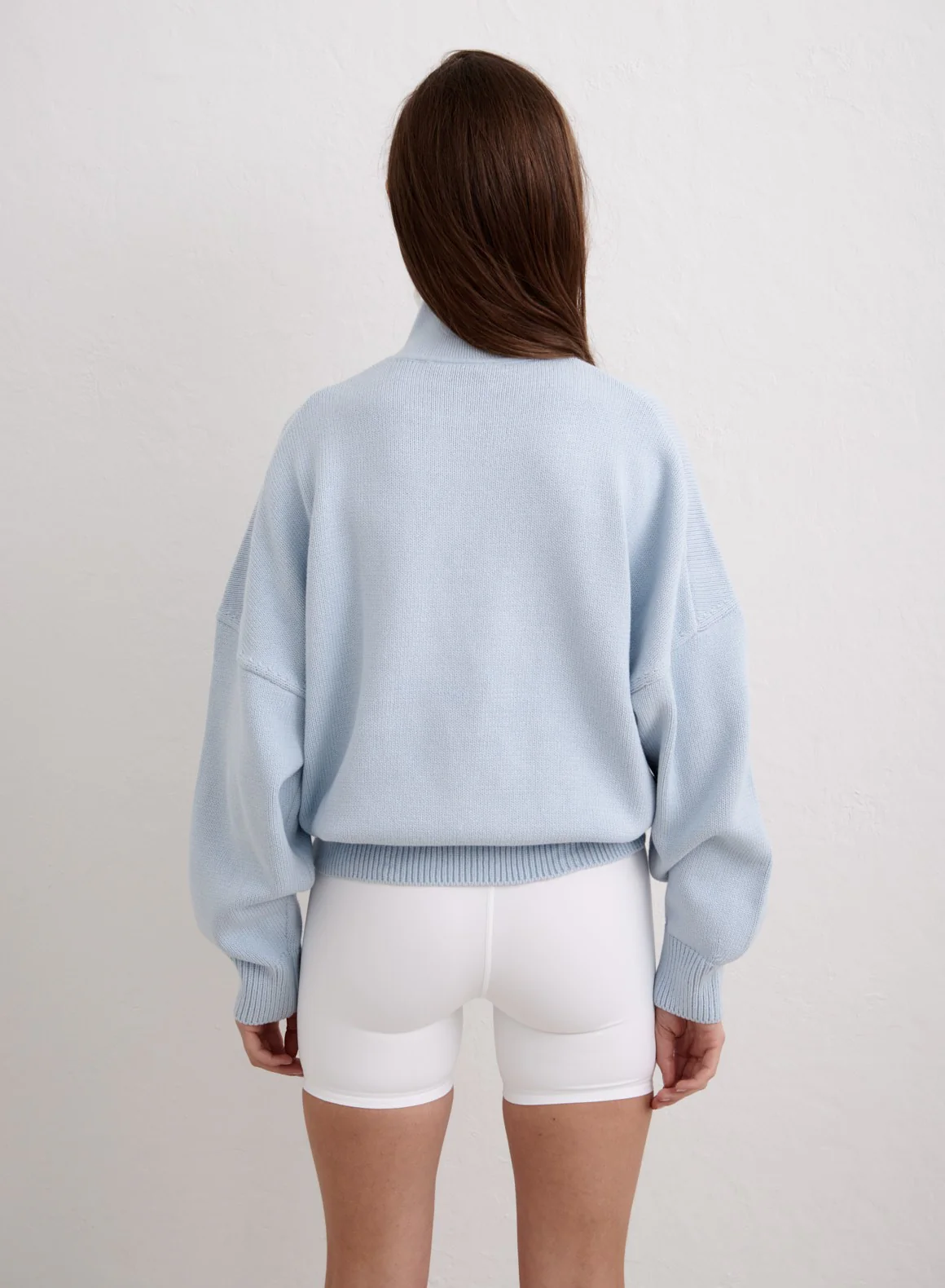 Aura College Knitted Half Zip - Image 5