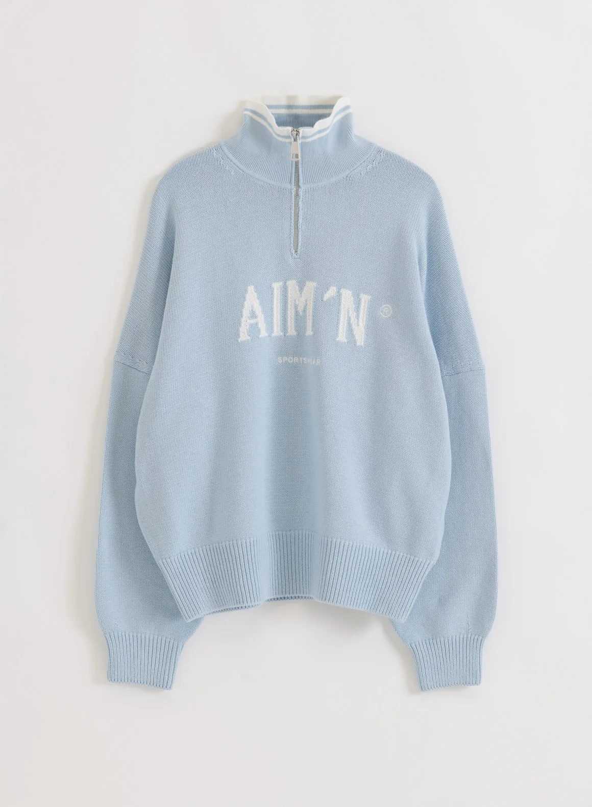 Aura College Knitted Half Zip - Image 7