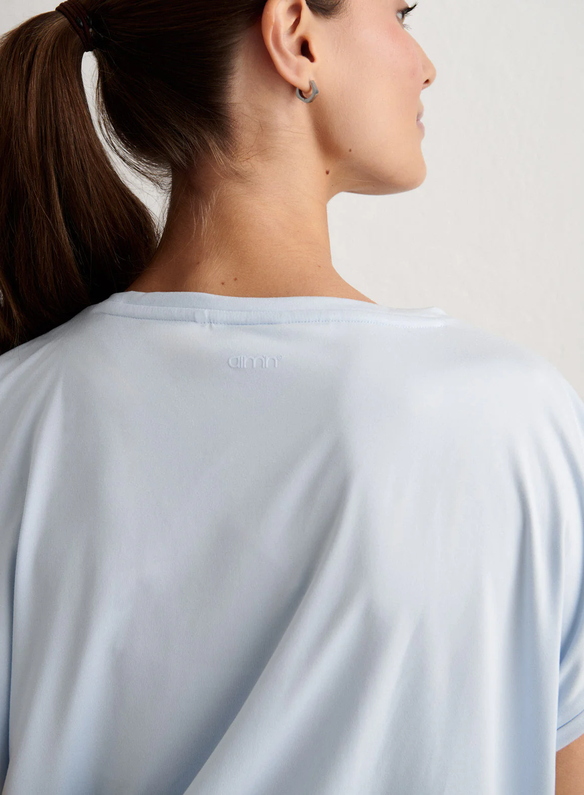 Aura Soft Basic Roll Sleeve Top - Image 2