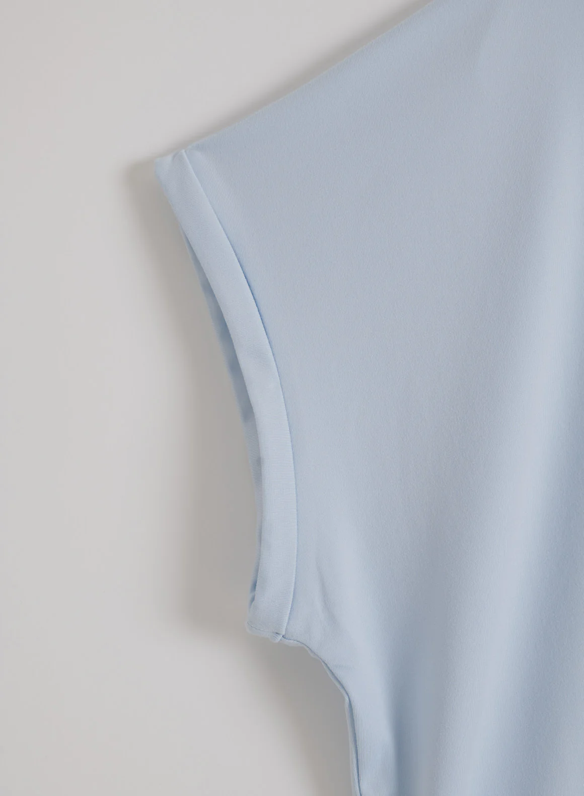 Aura Soft Basic Roll Sleeve Top - Image 5