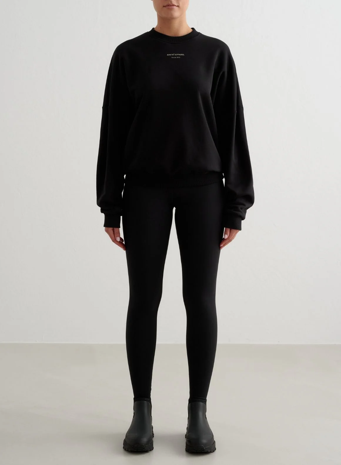 Black Apparel Terry Sweatshirt - Image 3