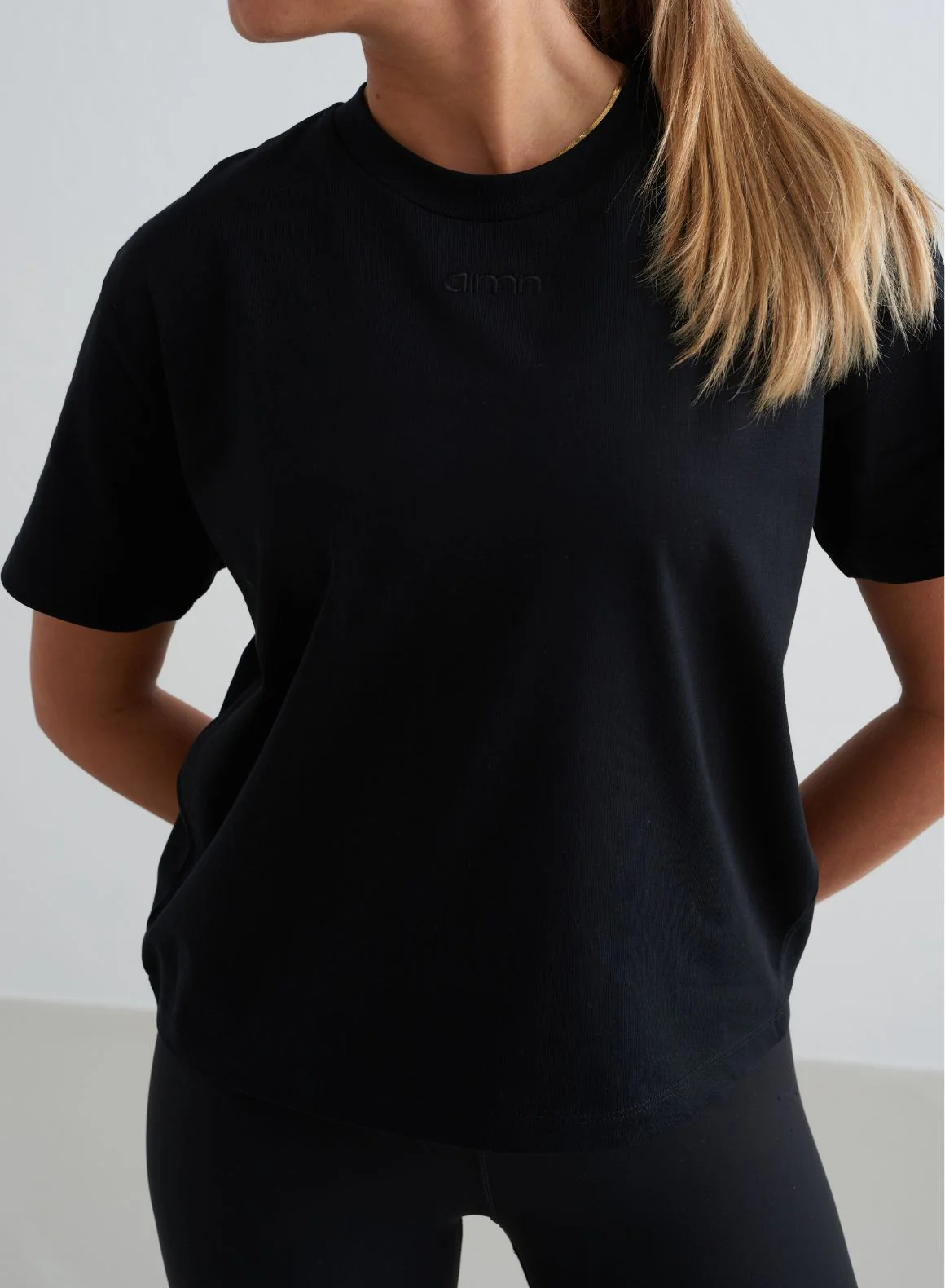 Black Boxy T-shirt - Image 2