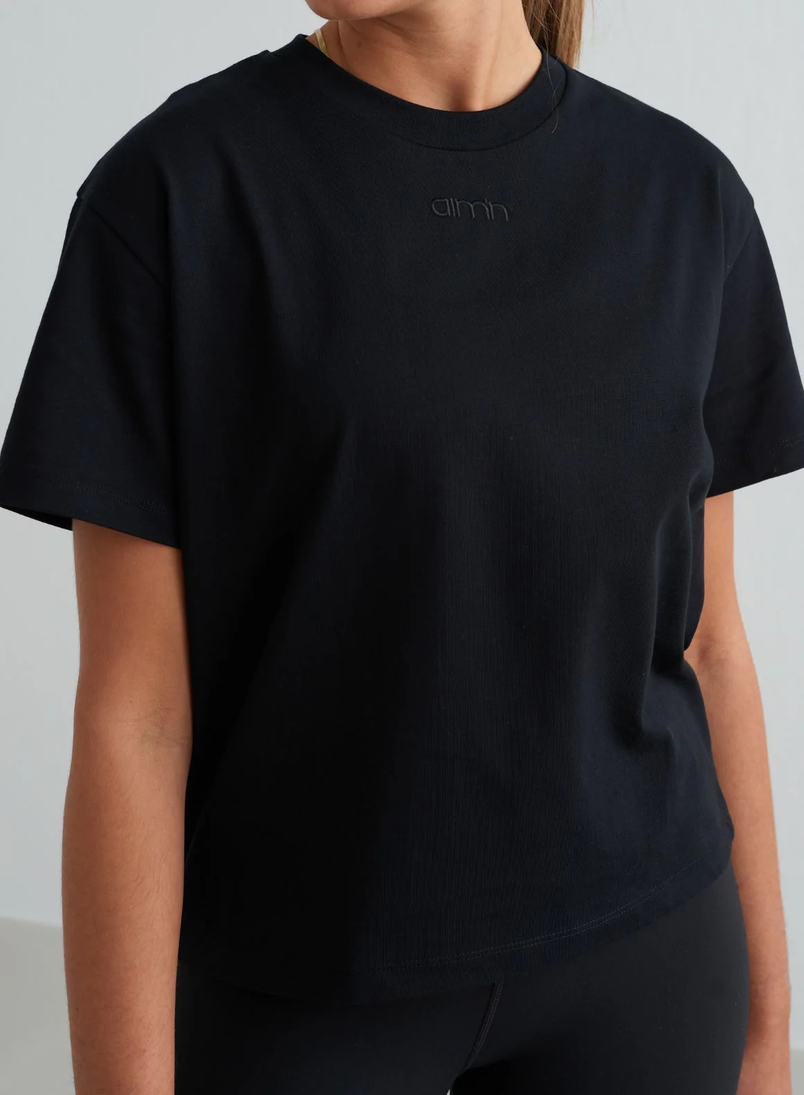 Black Boxy T-shirt - Image 3