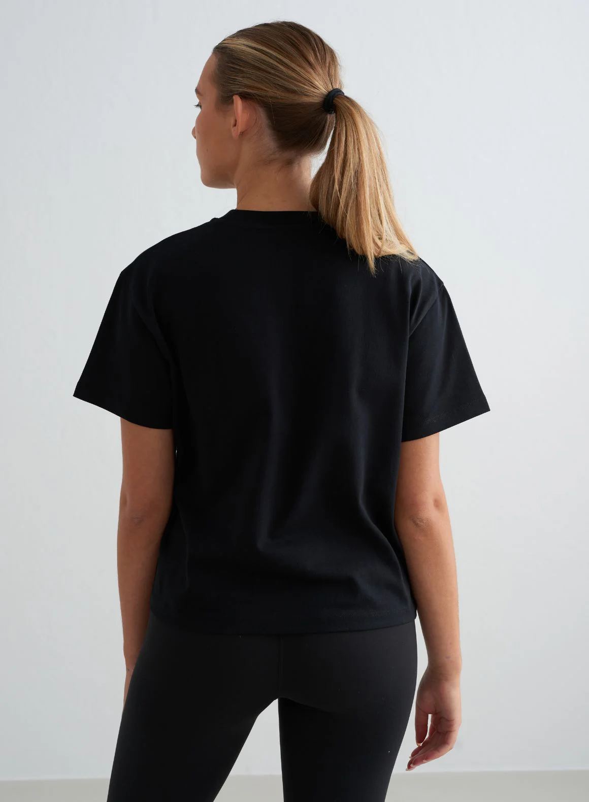 Black Boxy T-shirt - Image 4