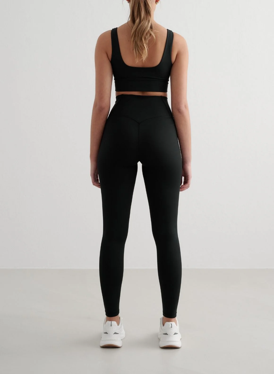 Black Core Tights & Bra Set - Image 2