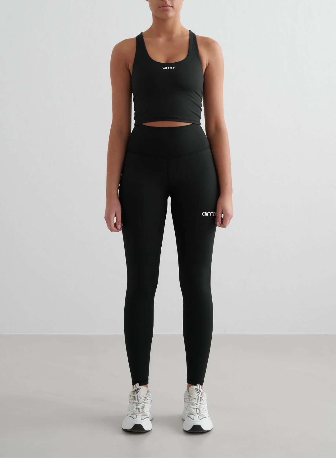 Black Core Tights & Essential Bralette Set