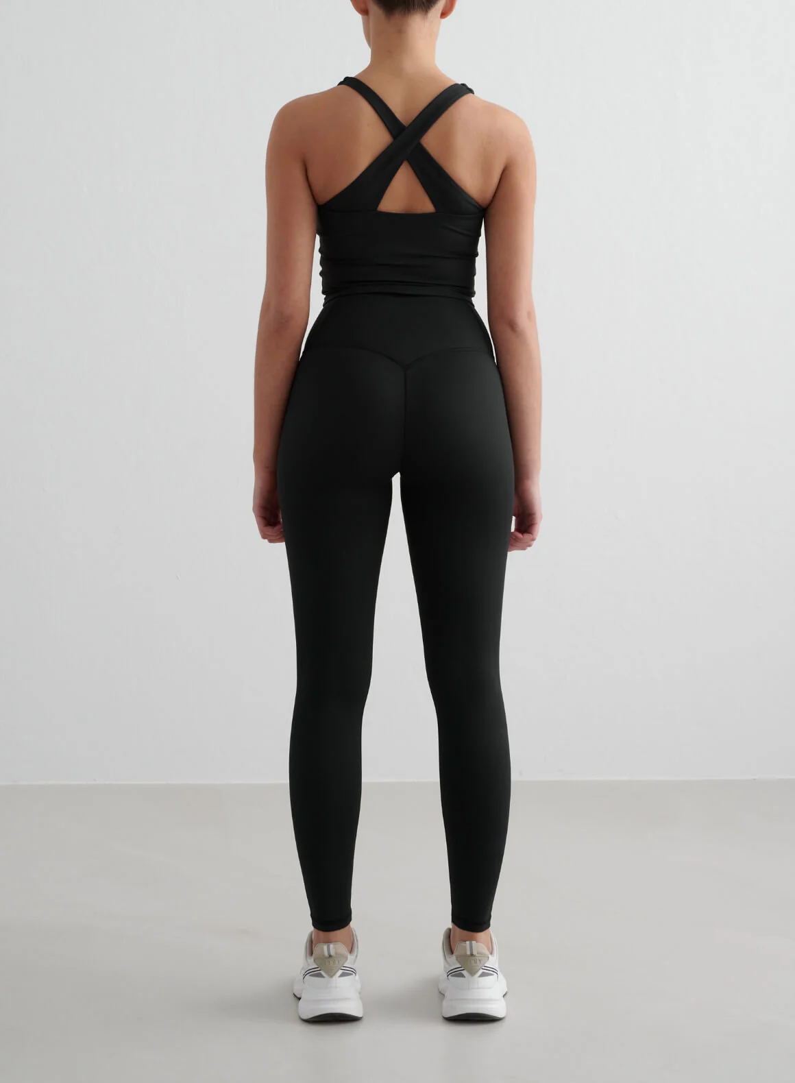 Black Core Tights & Essential Bralette Set - Image 2