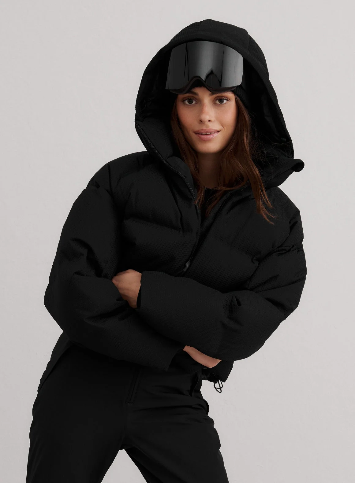 Black Cortina Puffer Jacket