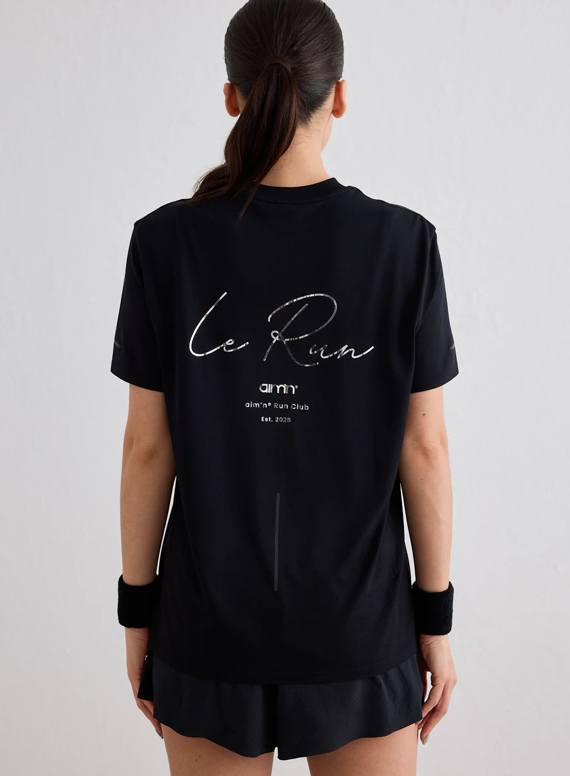 Black Le Run Seamless Running T-shirt - Image 4