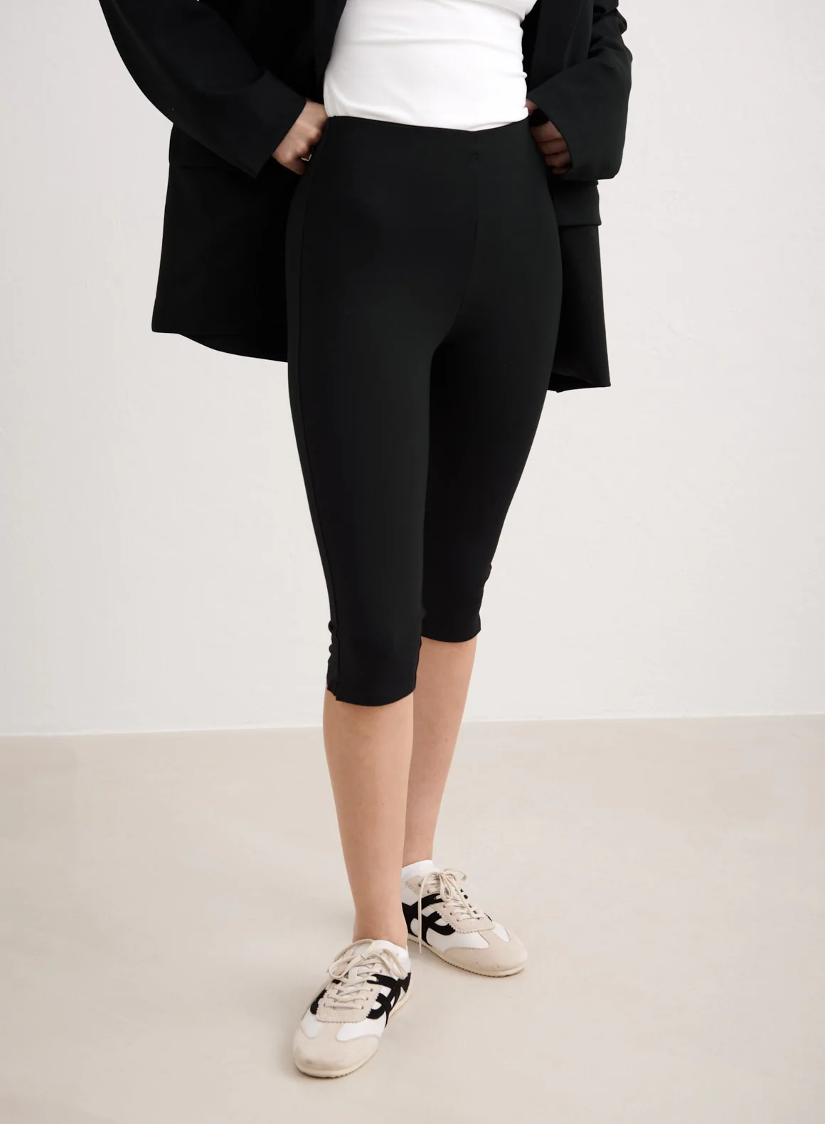 Black Luxe Capri Pants - Image 2