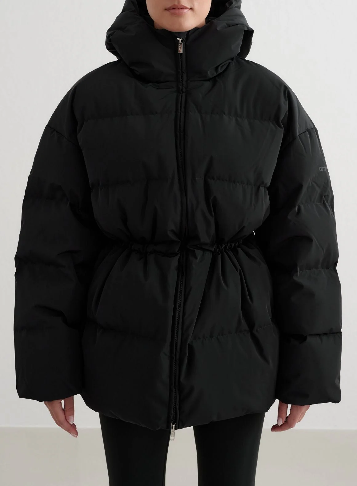 Black Moment Puffer Jacket - Image 6