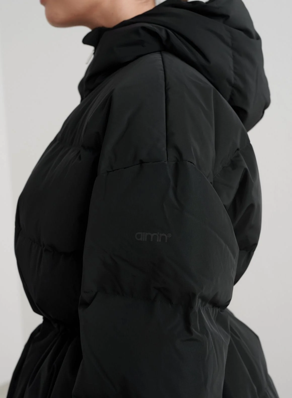 Black Moment Puffer Jacket - Image 8