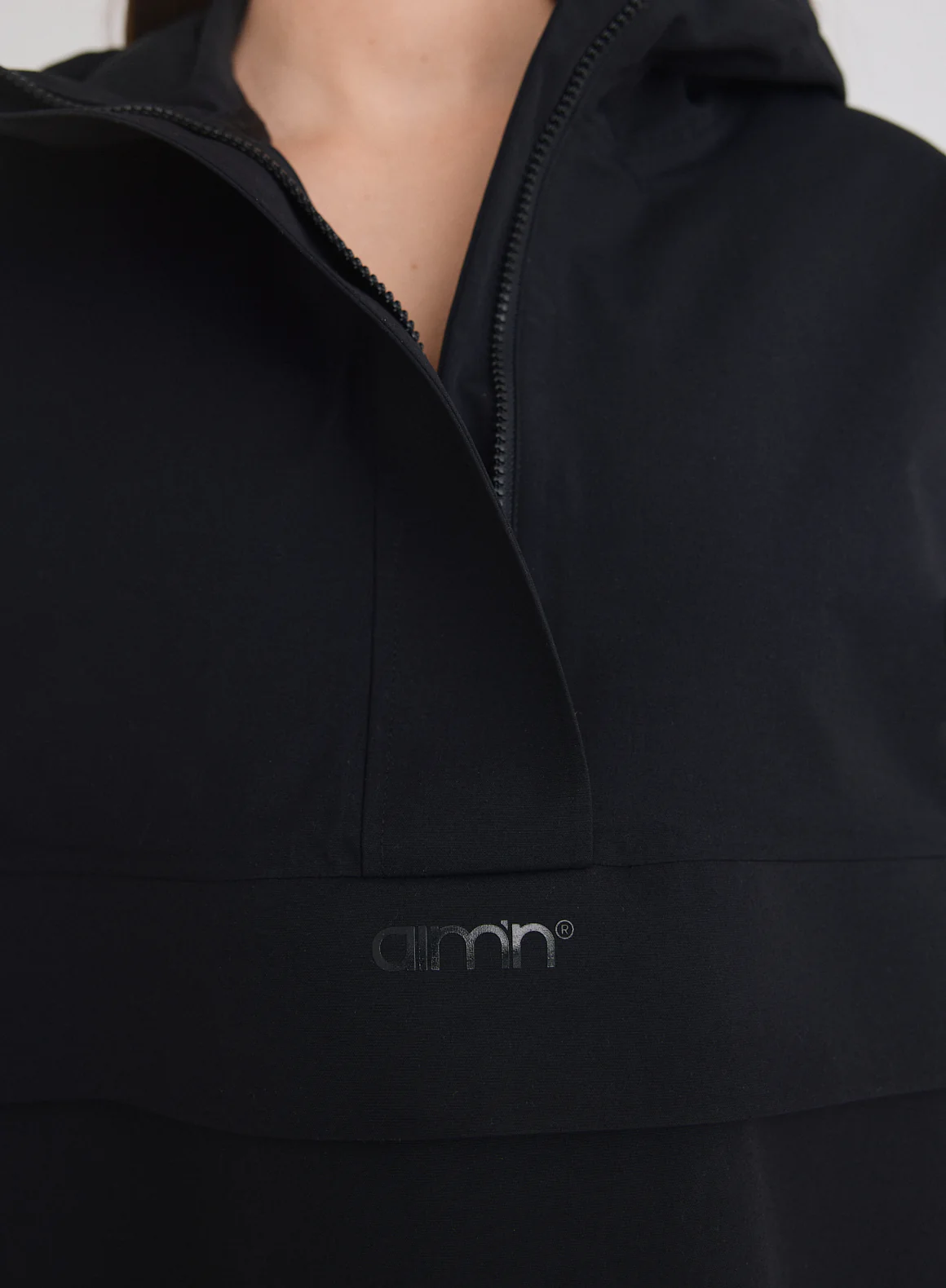 Black Waterproof Oversized Anorak - Image 4
