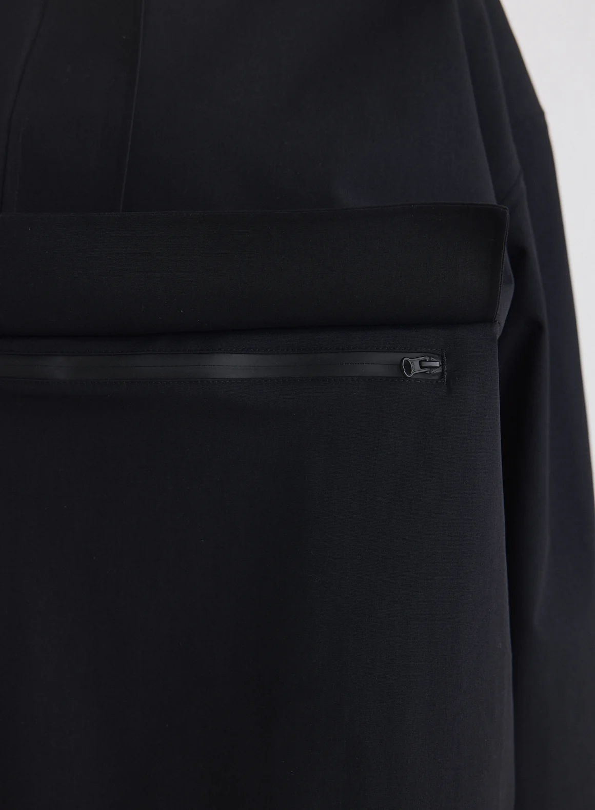 Black Waterproof Oversized Anorak - Image 5