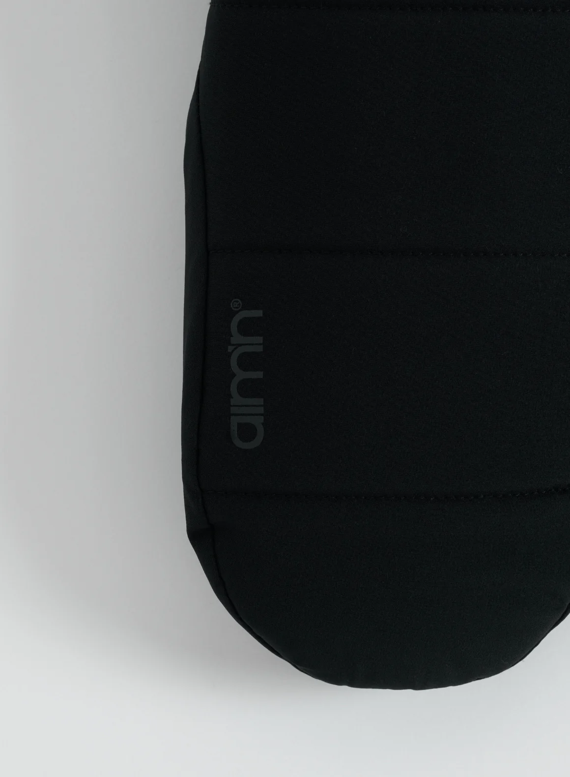 Black Padded Mittens - Image 3