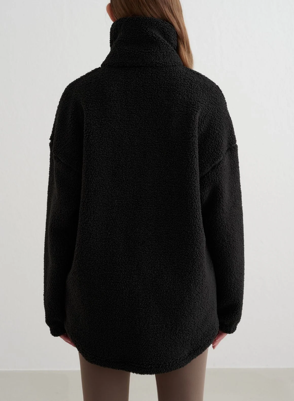 Black Pile Jacket - Image 4