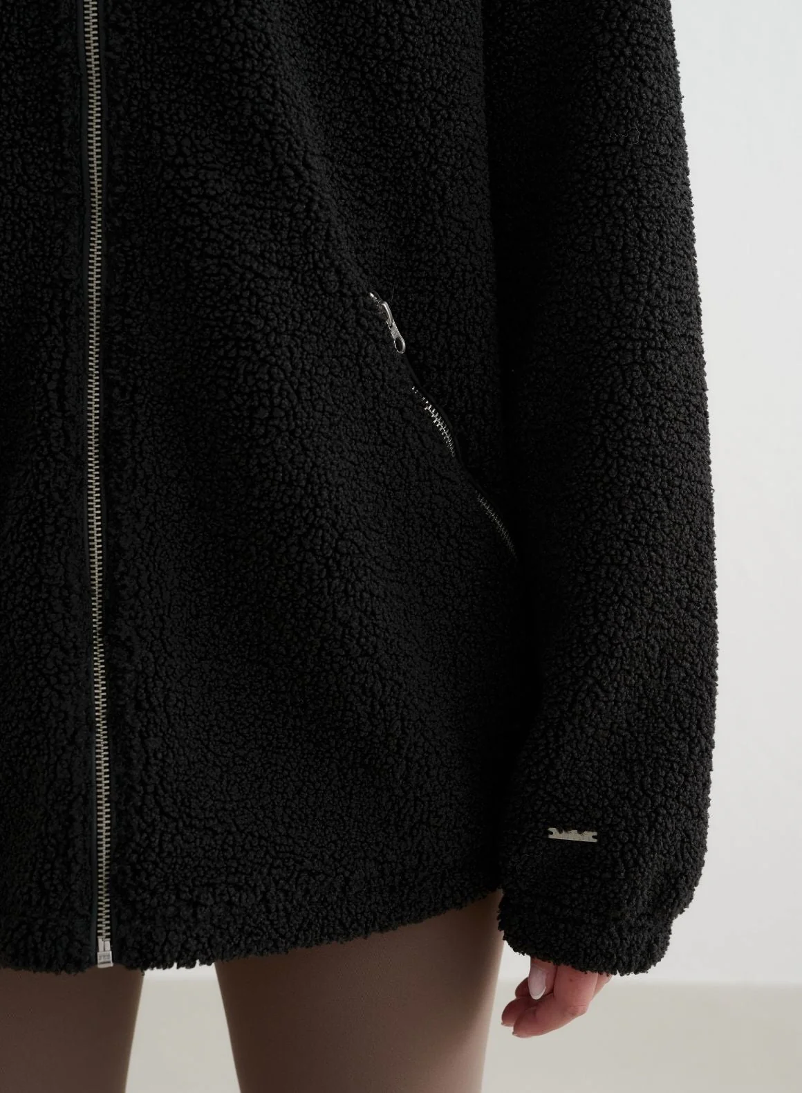 Black Pile Jacket - Image 5