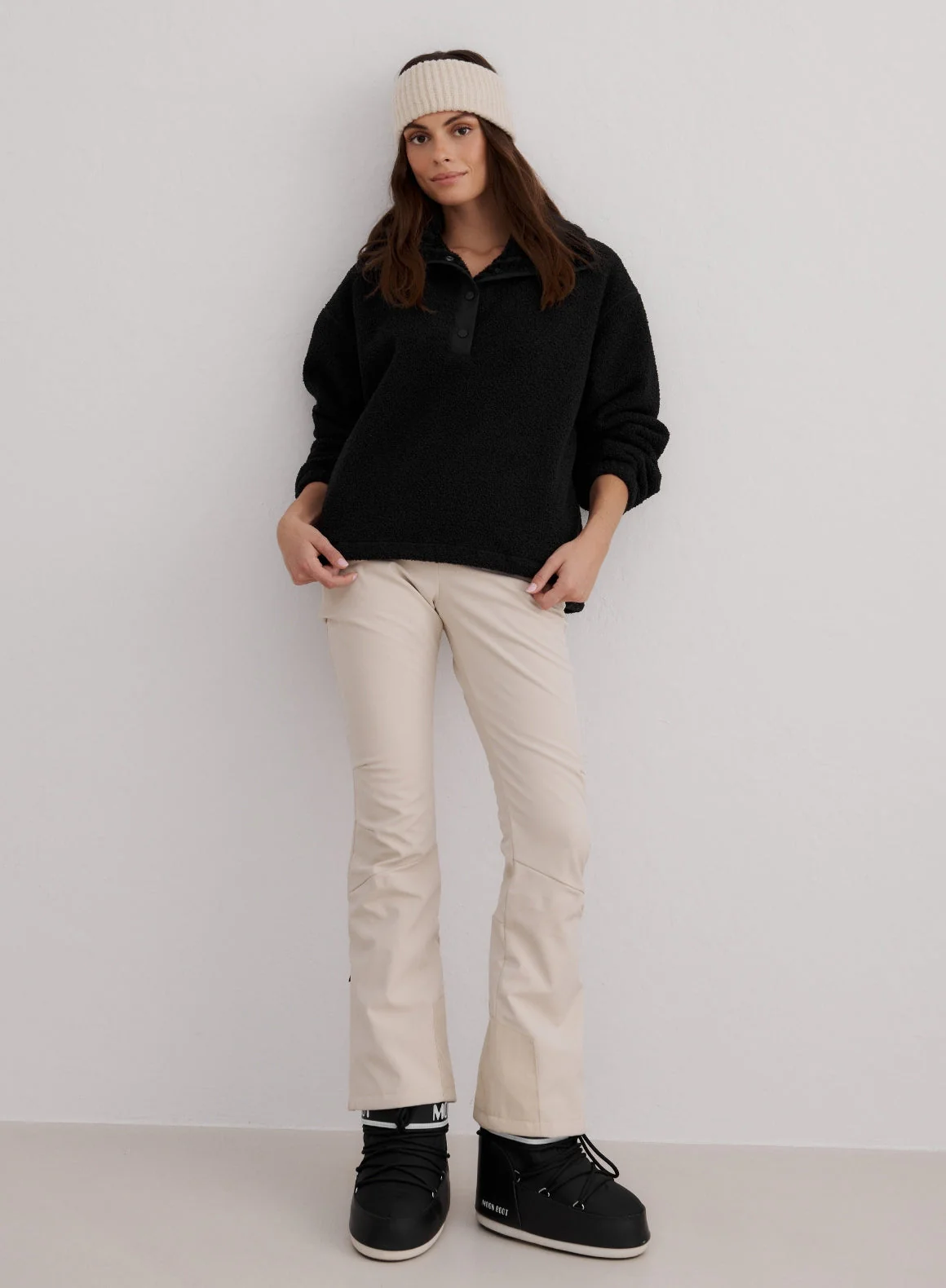 Black Polar Fleece Long Sleeve - Image 2