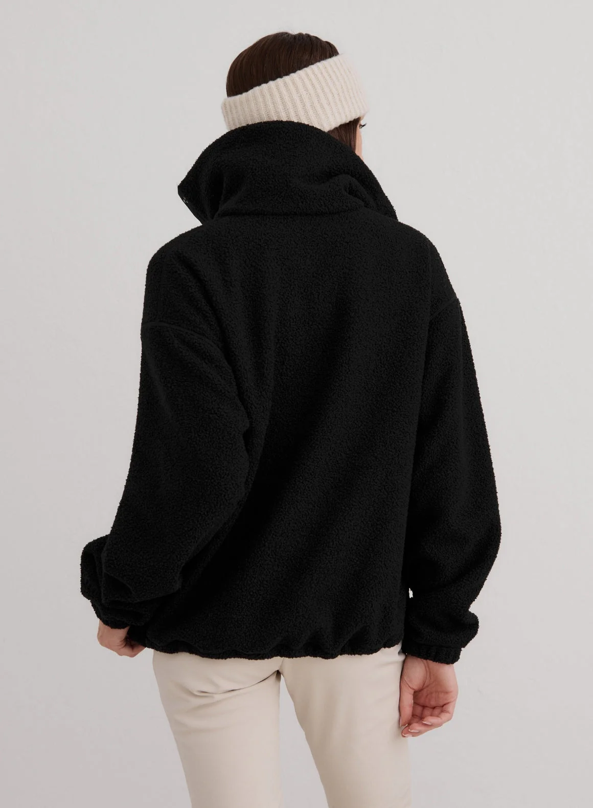 Black Polar Fleece Long Sleeve - Image 4