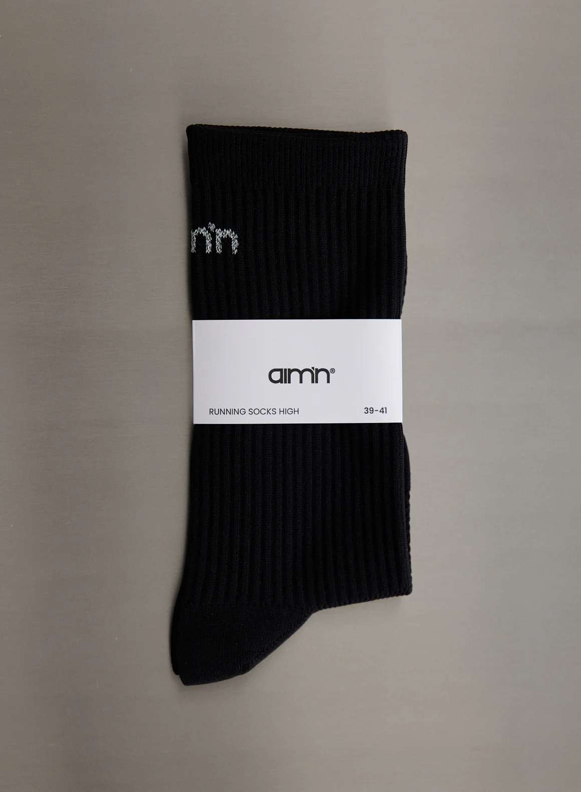 Black Running Socks High - Image 3