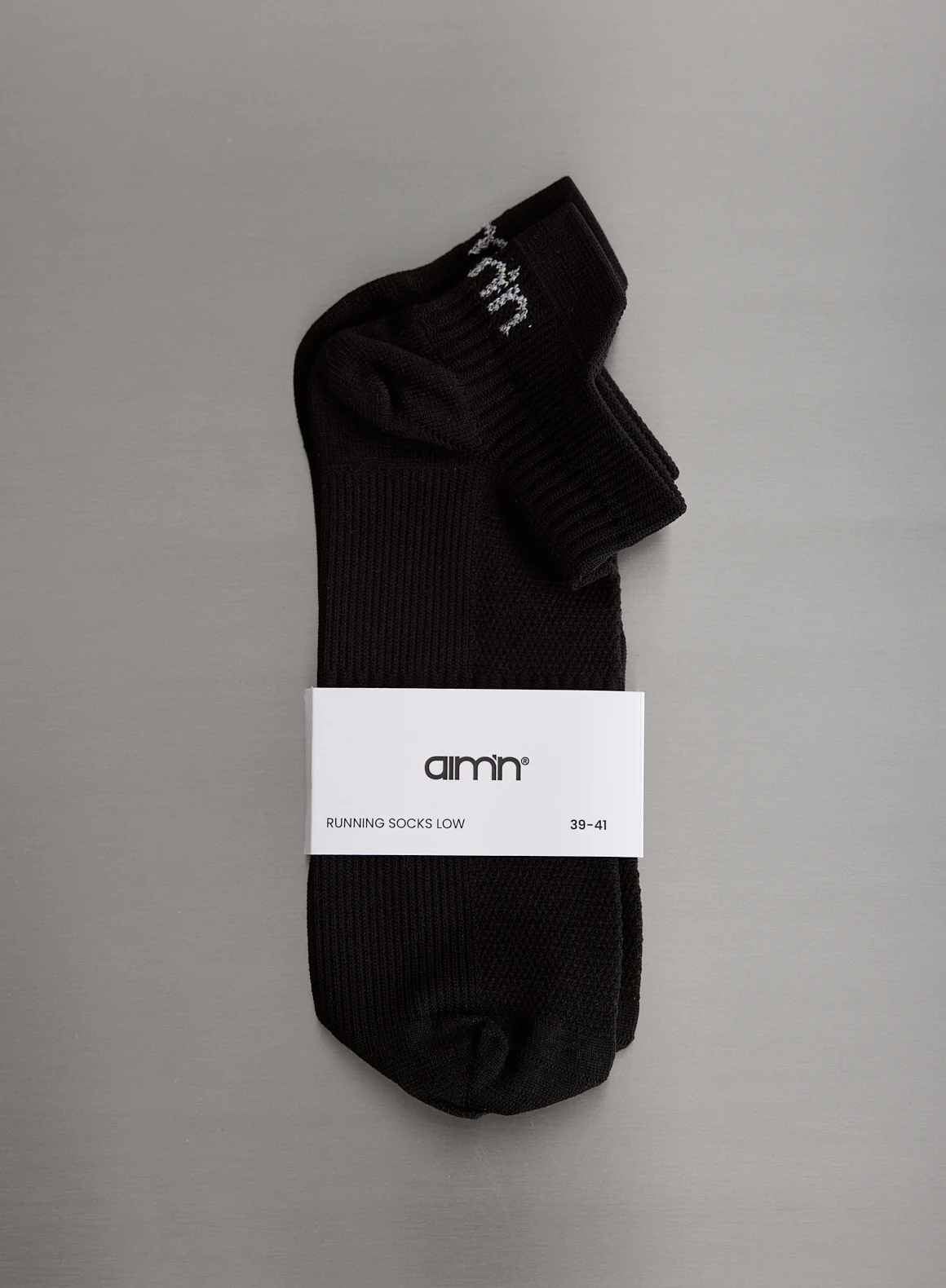Black Running Socks Low - Image 3