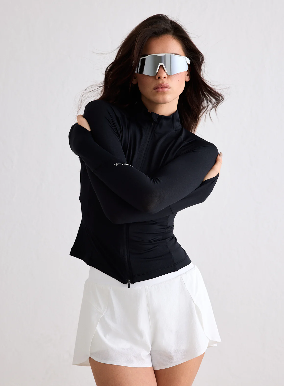 Black Running Zip Long Sleeve - Image 4