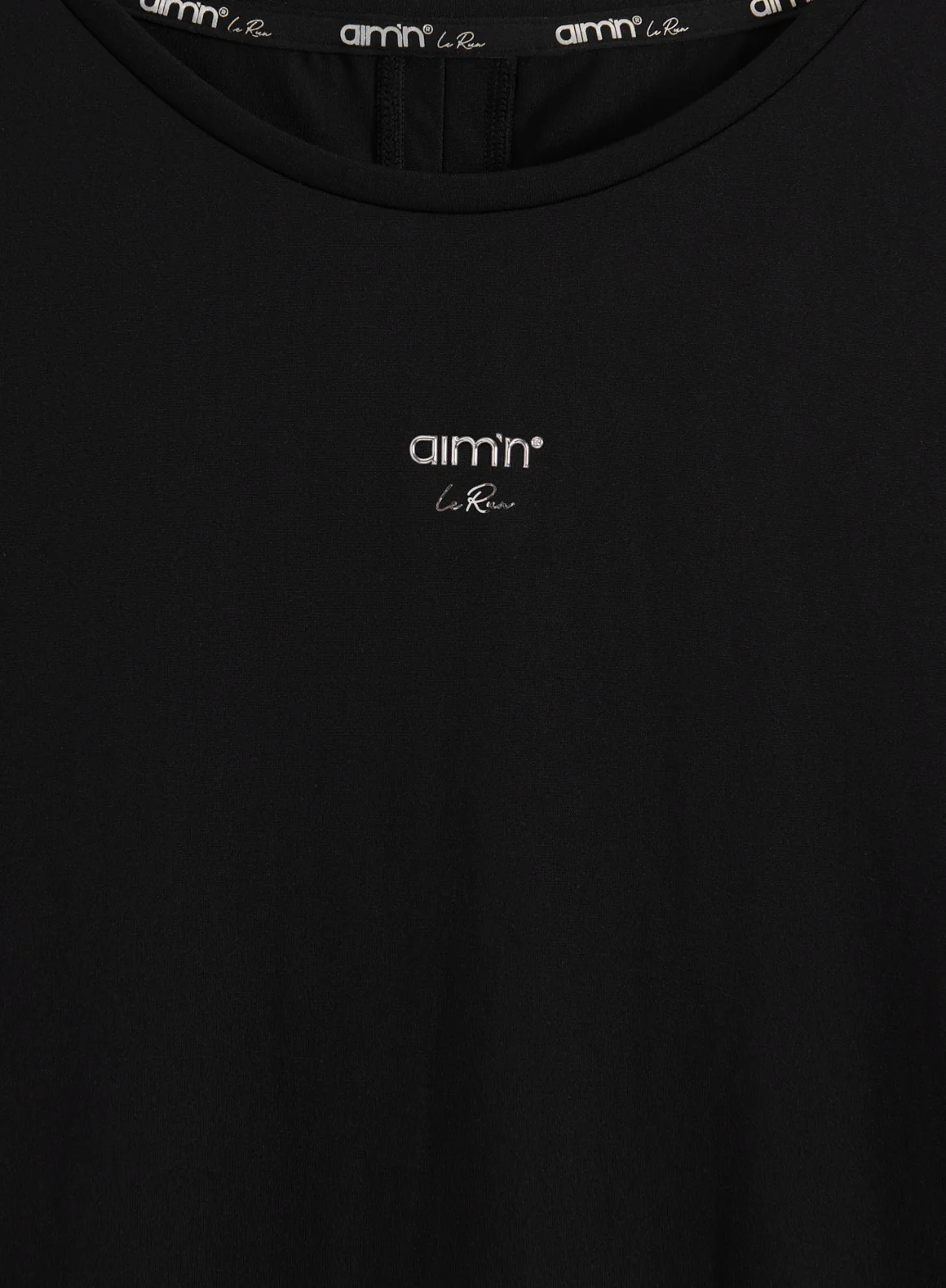 Black Seamless Running Top - Image 6