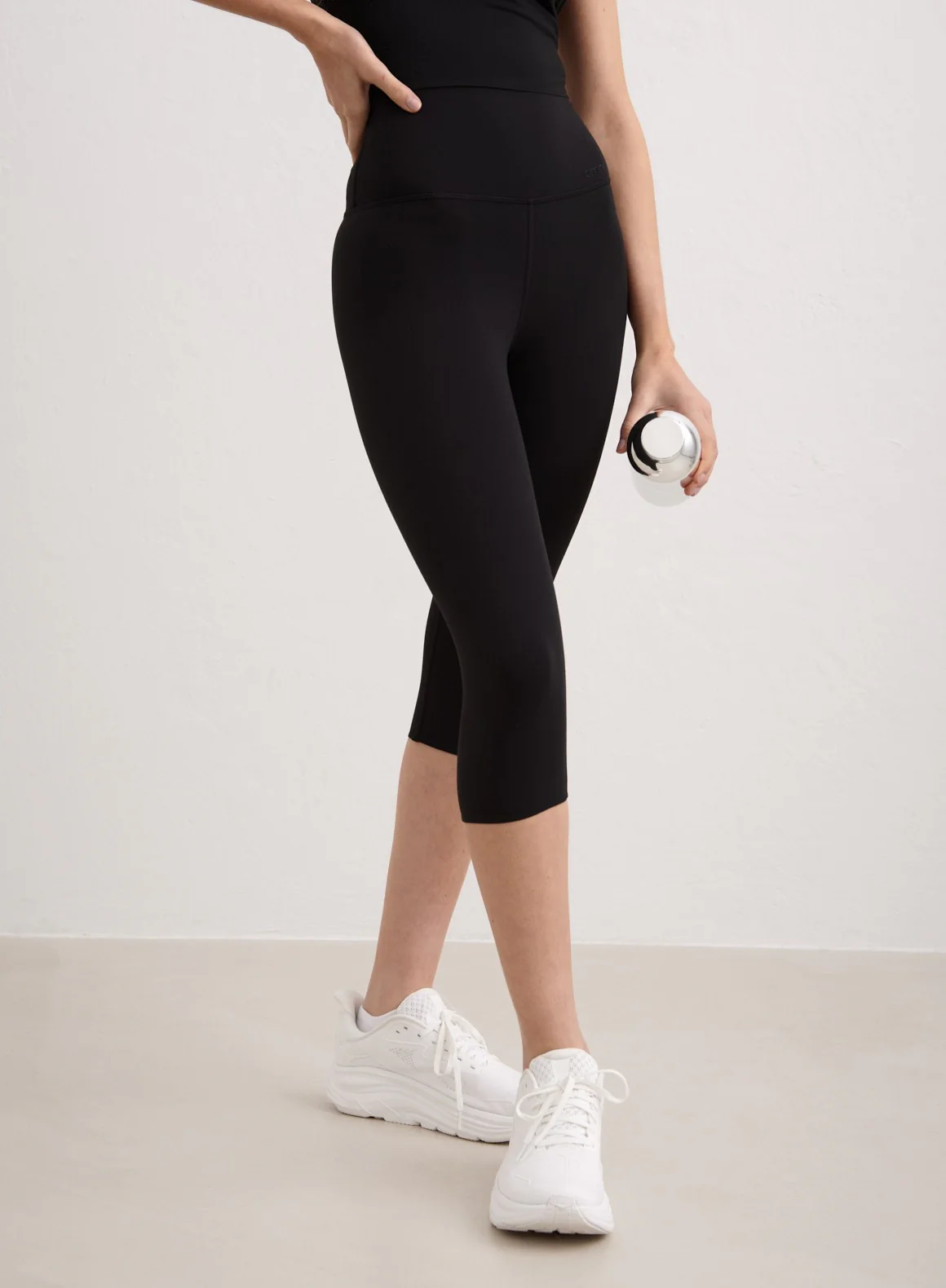 Black Sense Capri Tights - Image 2