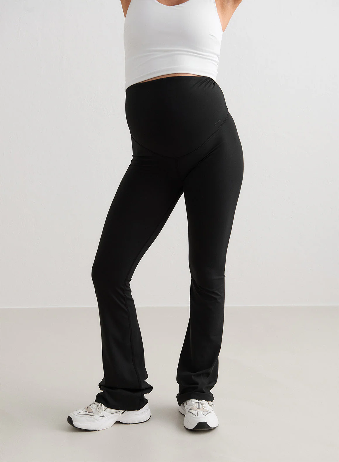 Black Sense Maternity Flare Petite Tights - Image 5