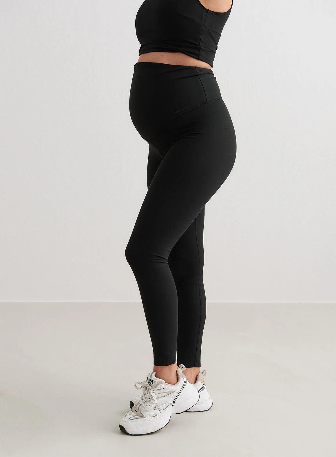 Black Sense Maternity Petite Tights - Image 2