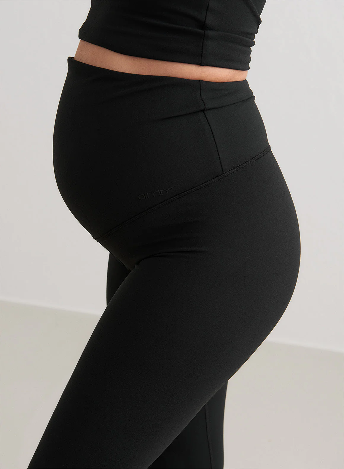 Black Sense Maternity Petite Tights - Image 3