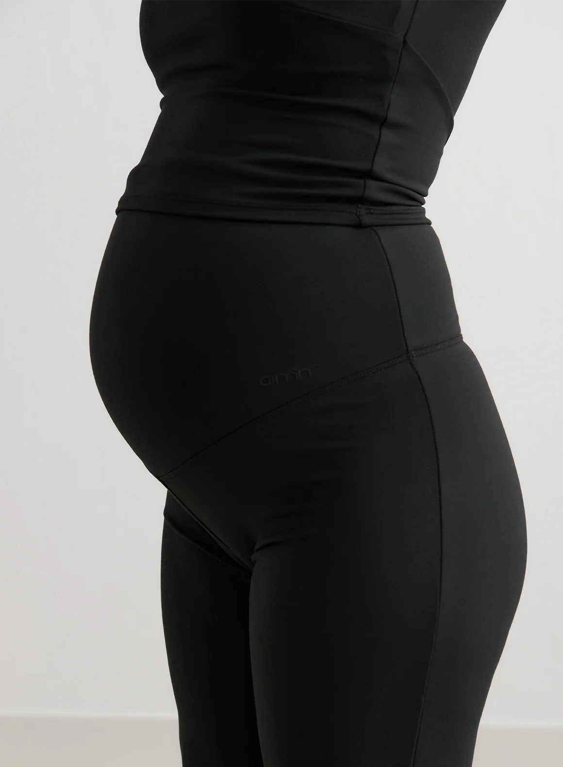 Black Sense Maternity Wide Petite Pants - Image 3
