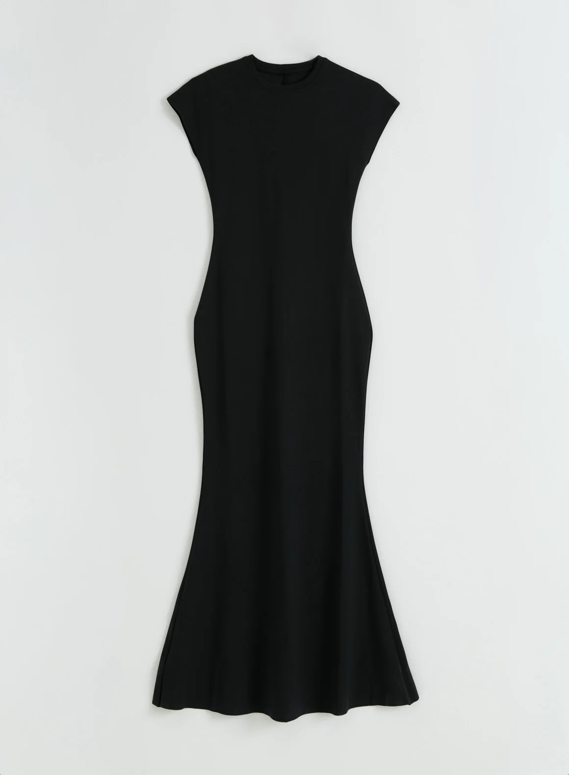 Black Sense Mermaid Cap Sleeve Dress - Image 5