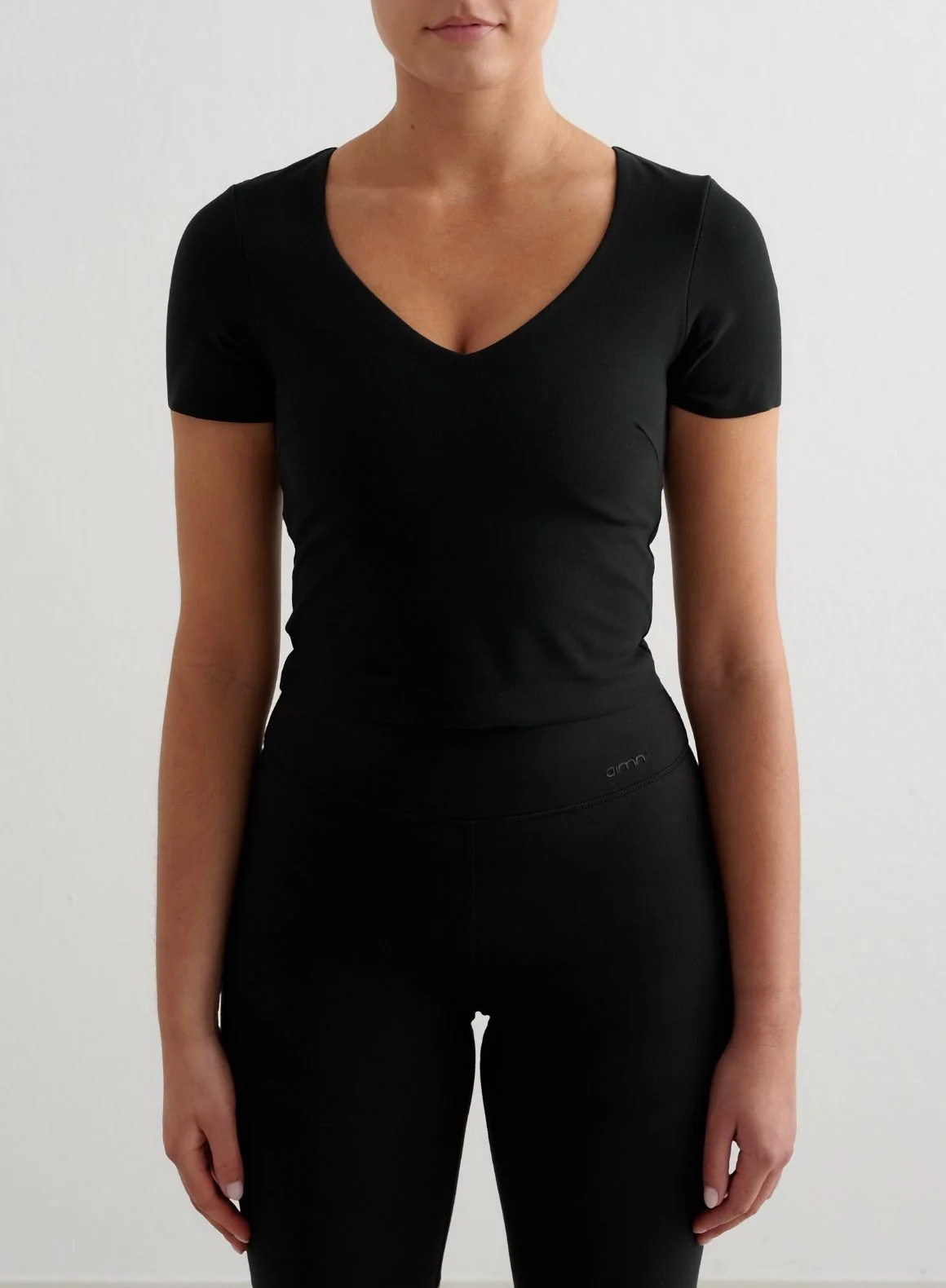 Black Sense Short Sleeve Bralette
