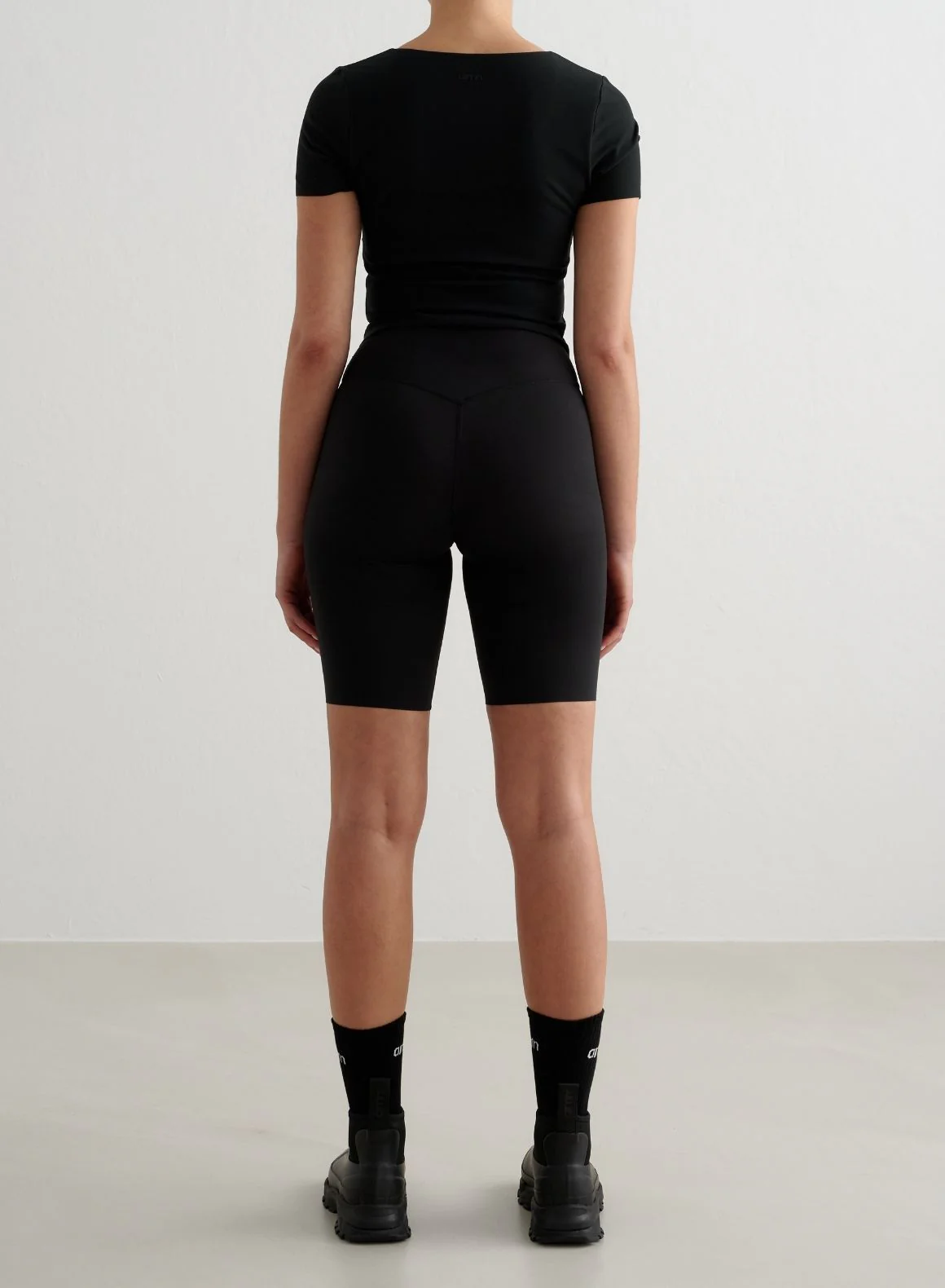 Black Sense Short Sleeve Bralette - Image 4