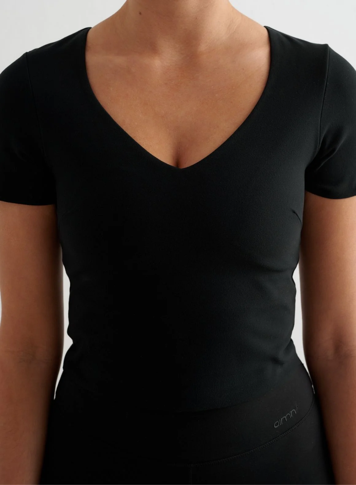 Black Sense Short Sleeve Bralette - Image 5
