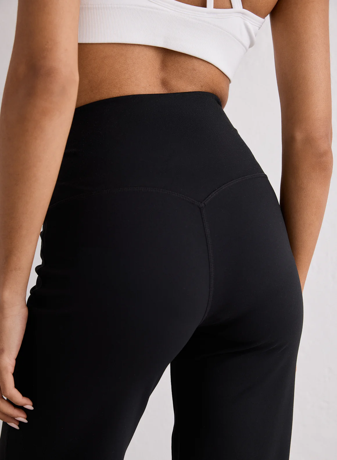 Black Sense Straight Leg Tights - Image 6