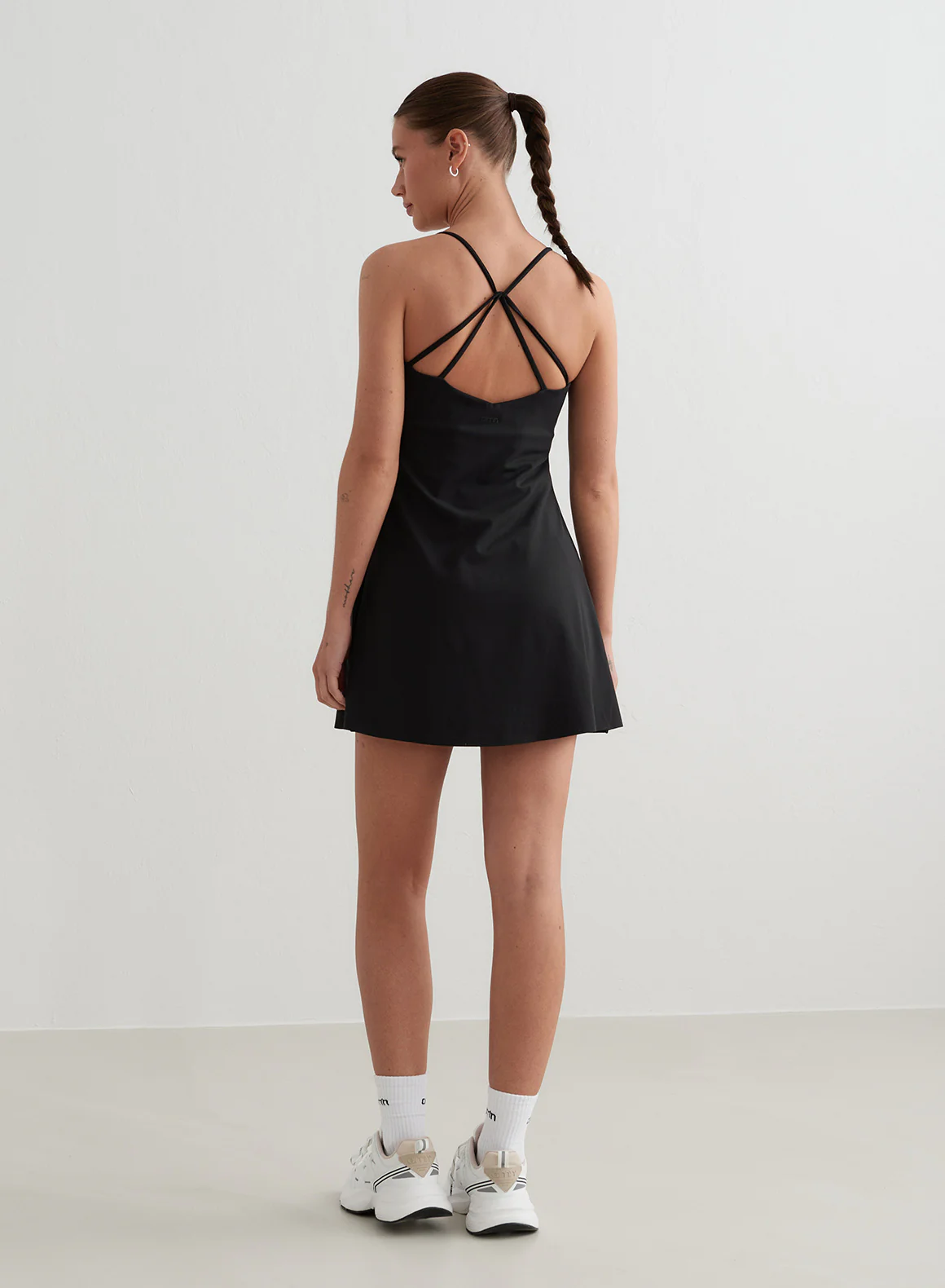 Black Sense Strap Dress - Image 8