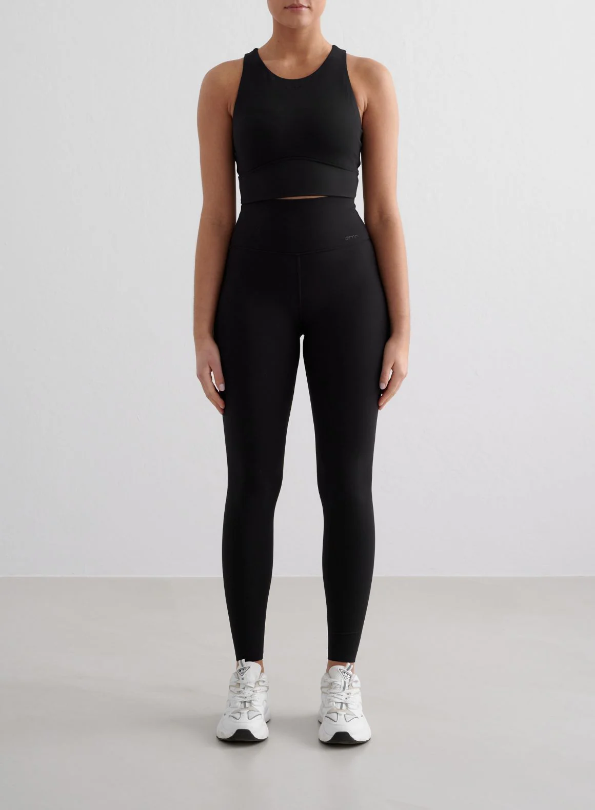 Black Sense Tights & Sport Bra Set