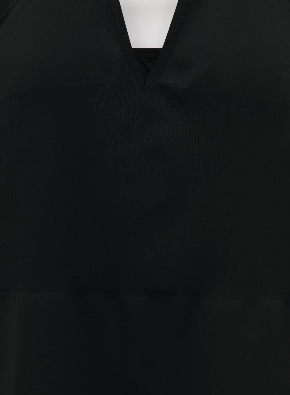 Black Shape Seamless Deep Cut Dress - Image 9