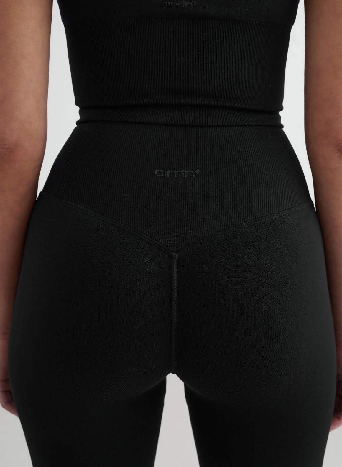 Black Shape Seamless Flare Tights - Image 12
