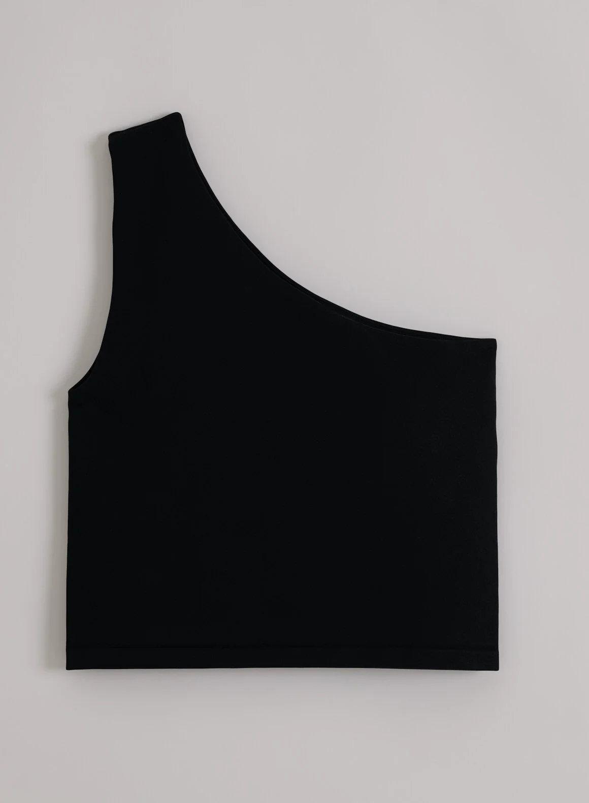 Black Shape Seamless One Shoulder Bralette - Image 6