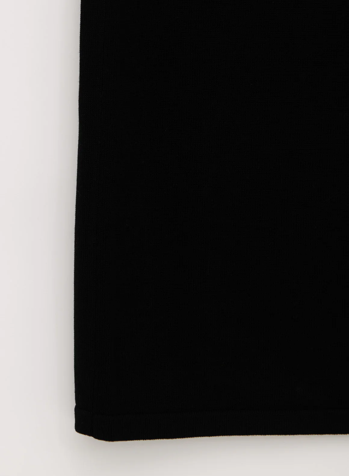 Black Silk Knit Maxi Skirt - Image 8