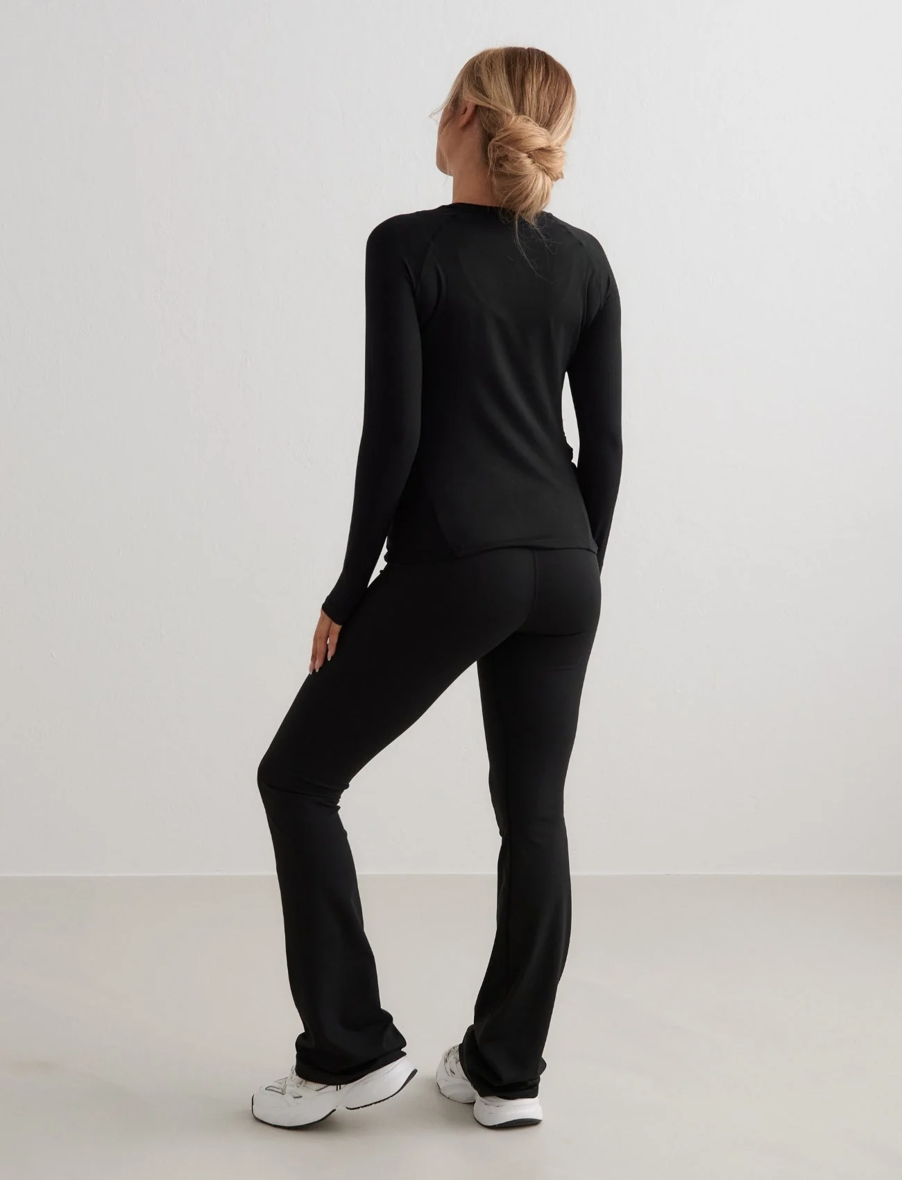 Black Soft Basic Maternity Long Sleeve - Image 4