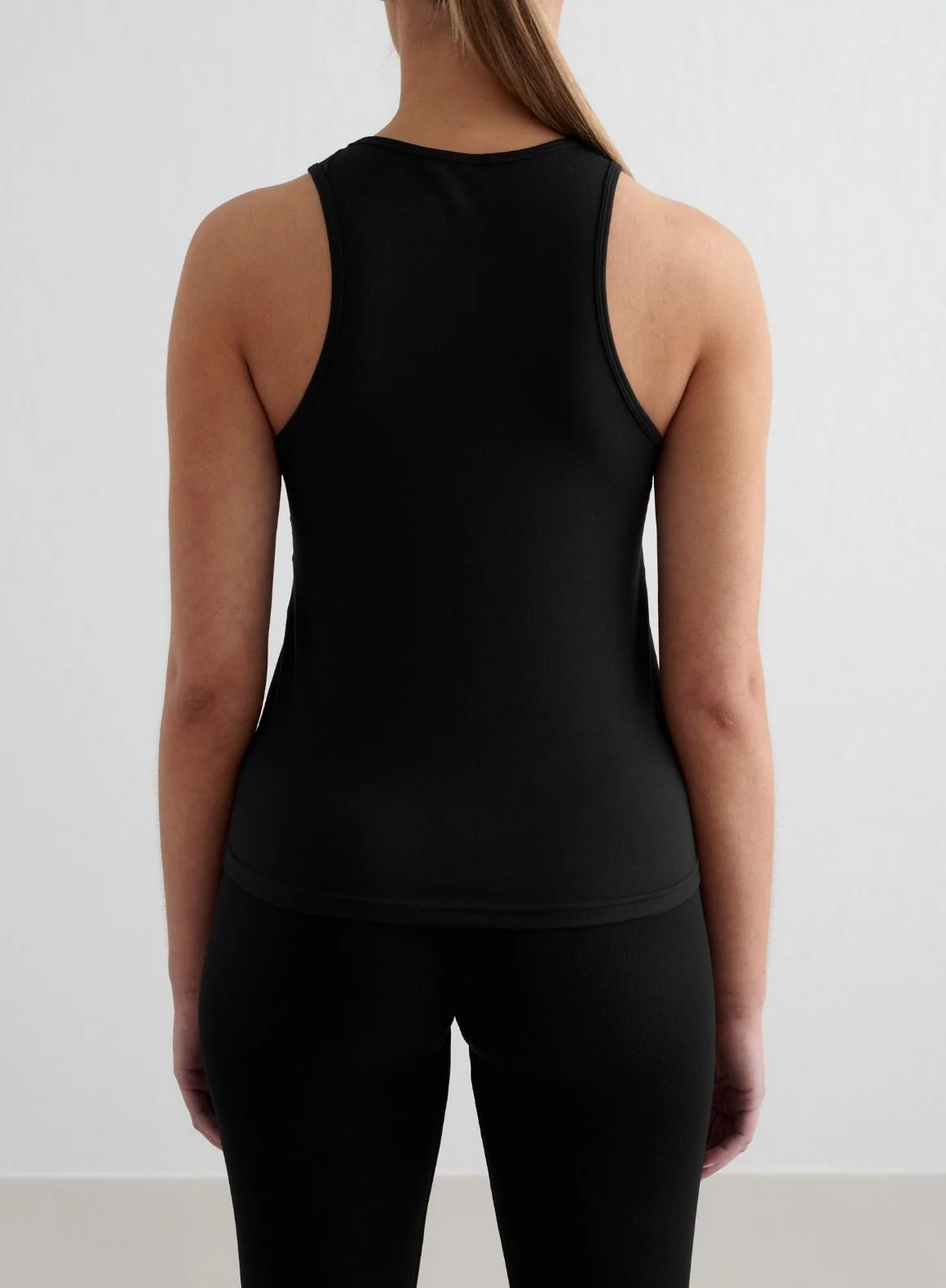 Black Soft Basic Singlet - Image 3