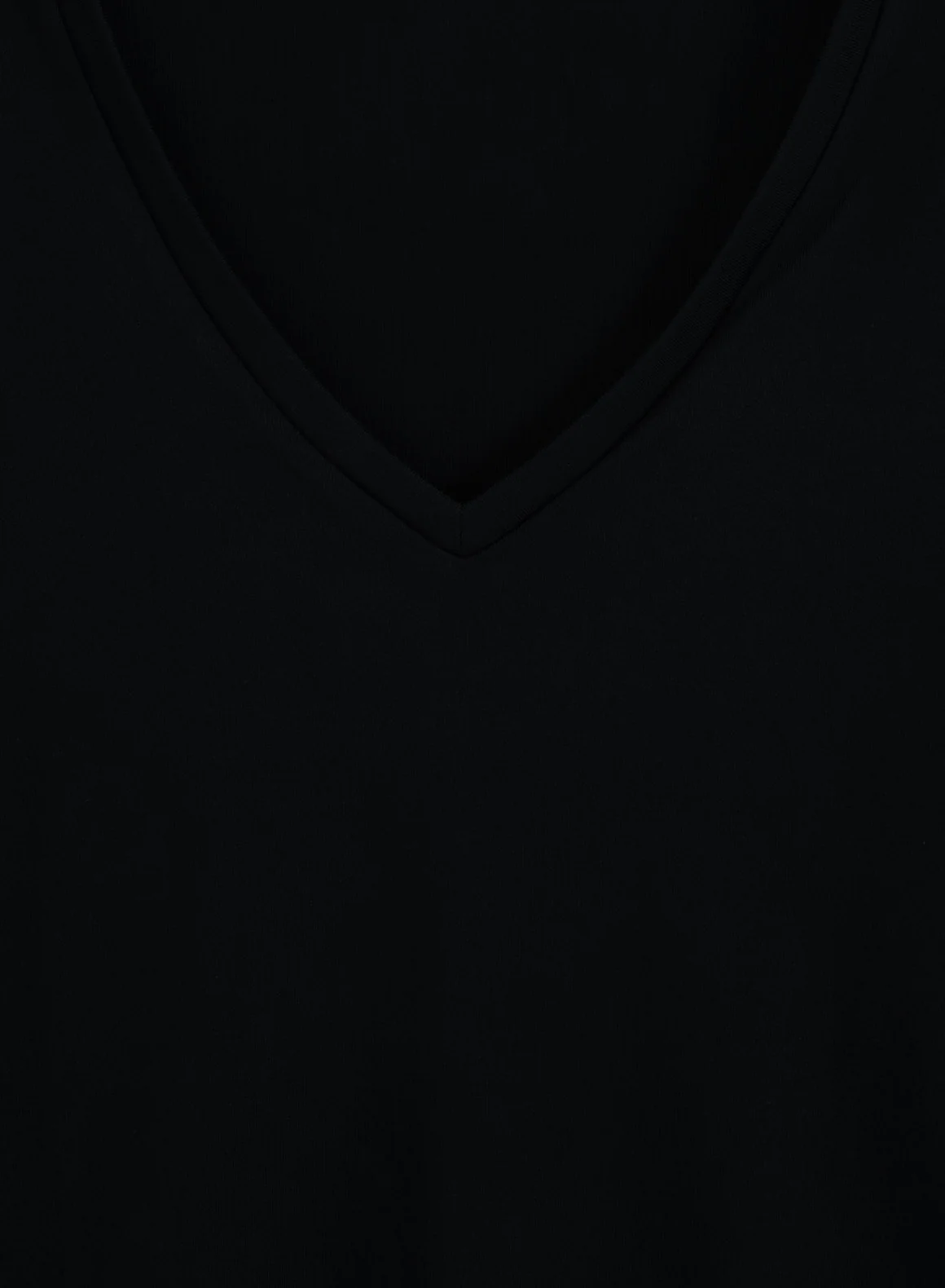 Black Soft Basic V-neck Long Sleeve - Image 8